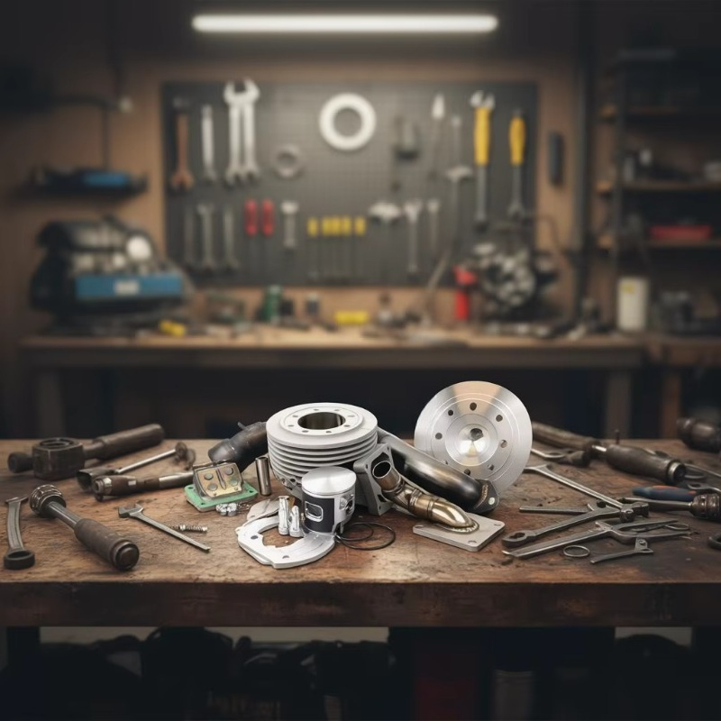 Kit de Cilindro con Válvula de - Motorcycle Engine Kit reseña y precio